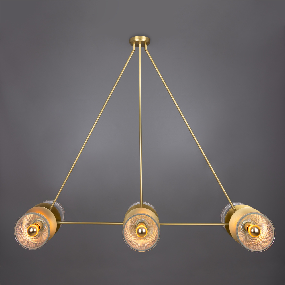 Eclipse Chandelier | Satin Brass
